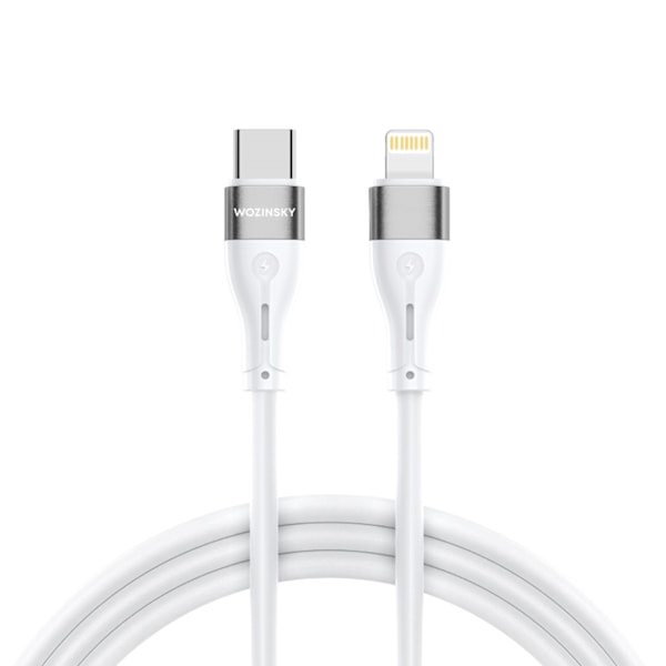 Wozinsky USB-C till Lightning Snabbladdningskabel 1m 27W - Vit