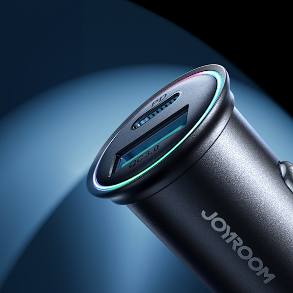 Joyroom JR-CCN04 Kompakt Laddare 60W USB-A & USB-C - Svart