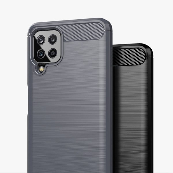 Kolfodral Flexibel skyddsfodral för Samsung Galaxy A22 4G Svart