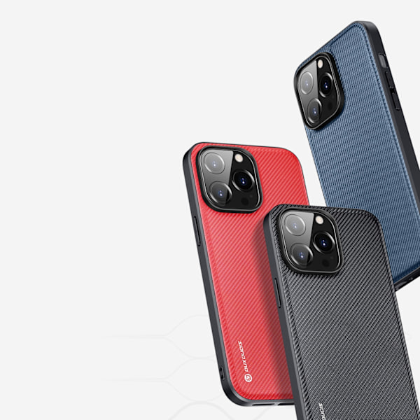 Dux Ducis Fino nylonfodral för iPhone 14 Pro Max - Blå