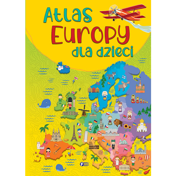 Atlas över Europa för barn