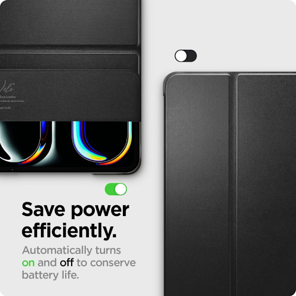 Spigen Smart Fold-skal för iPad Pro 13" 2024 - svart