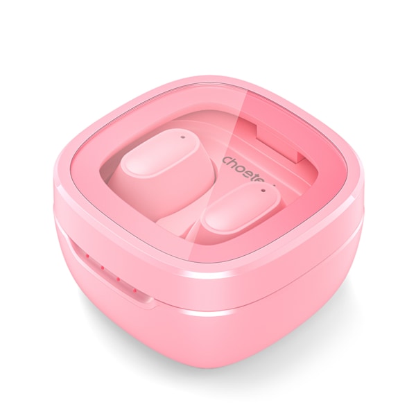 Choetech MEMS Trådlösa Hörlurar TWS Bluetooth 5.3 - Rosa