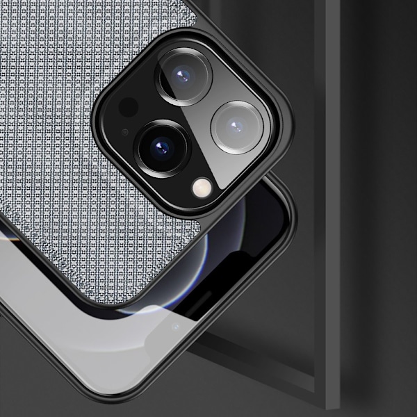 Dux Ducis Fino nylonfodral för iPhone 13 Pro grå