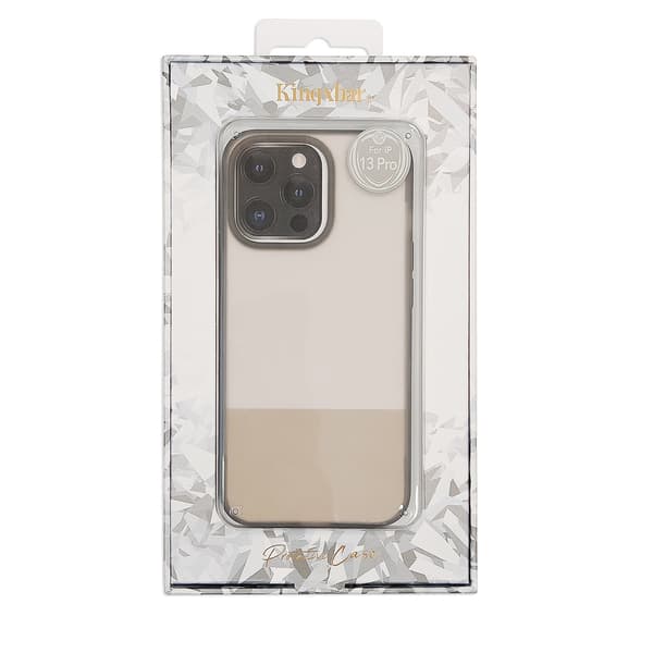 Kingxbar Plain Series silikonskal till iPhone 13 Pro Max - Grå