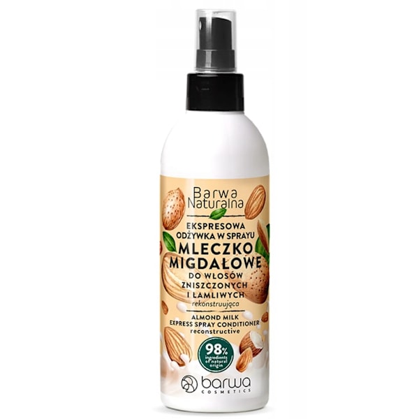 Barwa Återfuktande Hårbalsamspray med Mandelmjölk/ 200 ml