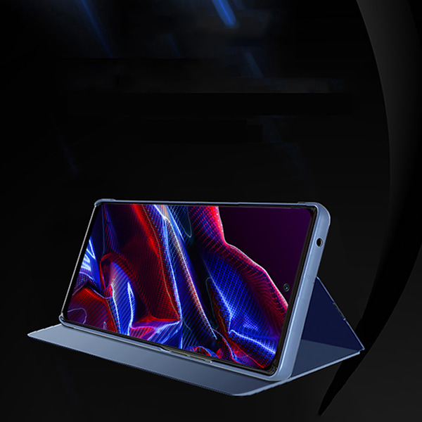Xiaomi 13 Lite Klarsiktsfodral med Flip/ Svart