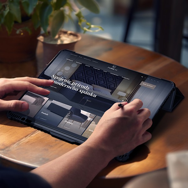 Nillkin Bumper Läderfodral Pro för iPad Air 13" (2024) - svart
