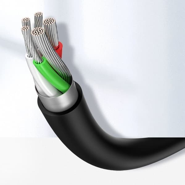 Ugreen US287 USB-A till USB-C Kabel 3A 1/5m - Svart