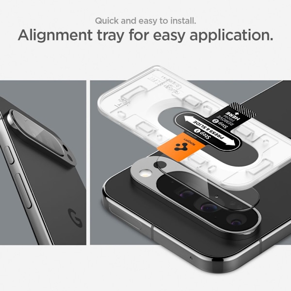 Härdat Glas för Kamera Spigen Optik.tR Ez Fit för Google Pixel 9