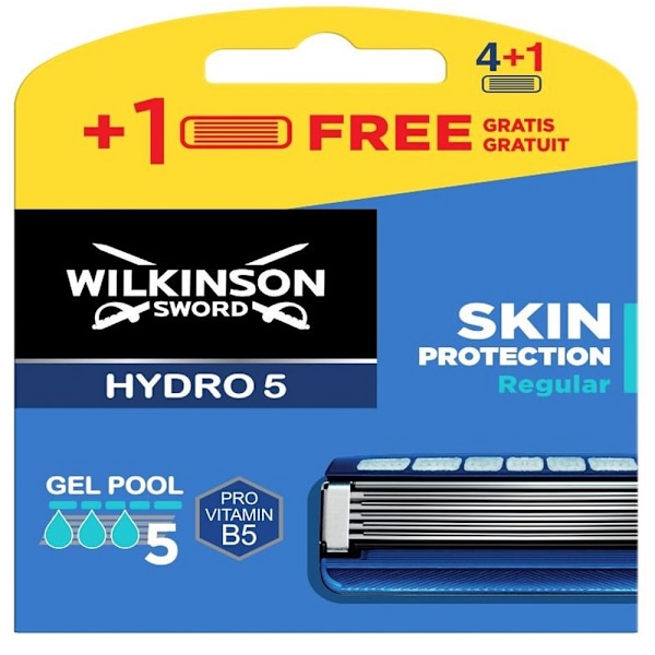 Wilkinson Hydro 5 Rakblad För Män/ 5-PACK - Hudskydd Med Regelbu