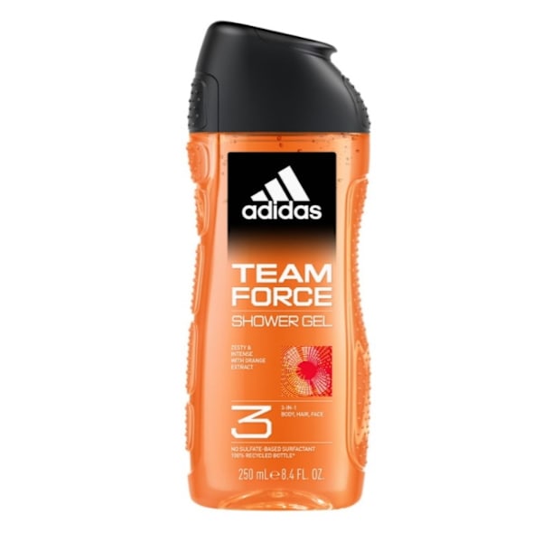 Adidas Team Force Duschgel 250ml - Originalt från Tyskland