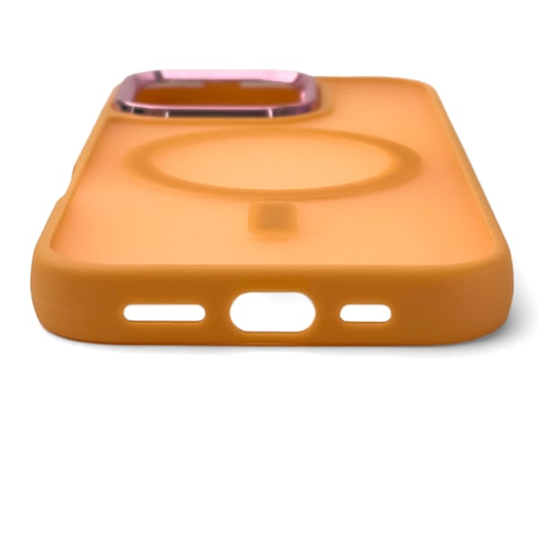 Magnetiskt Skal med MagSafe för iPhone 16 Pro - Orange
