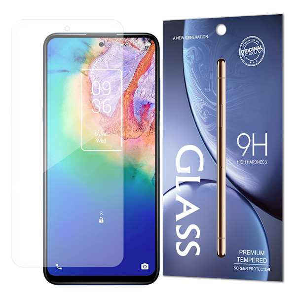 Härdat Glas 9H Skärmskydd för TCL 20 5G (Kuvertförpackning)