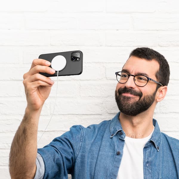 Dux Ducis Grit iPhone 14 Plus Läderfodral - Elegant Konstläder S