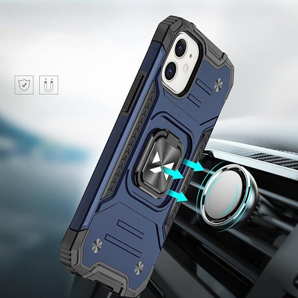 Wozinsky Ring Armor Stöttåligt Skal för iPhone 14 Plus med Magne