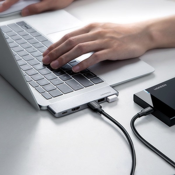 Ugreen 60559 USB-C Hub: 2x USB-C PD (Thunderbolt 3/ 100W/ 4K 60H