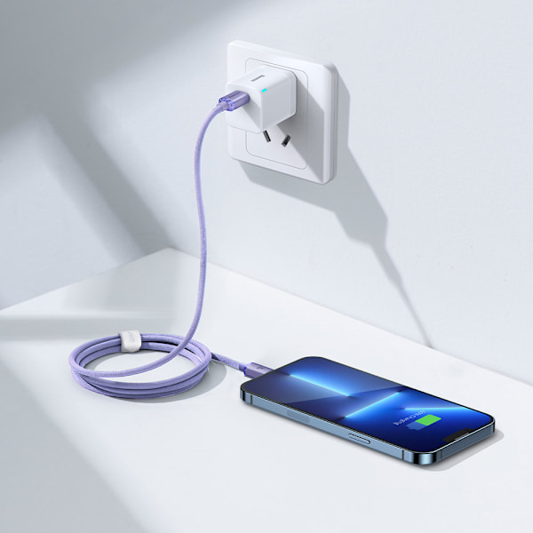 Baseus Kabel CAJY000205 Lightning till USB-C PD 20W 480Mb/s 1/2m