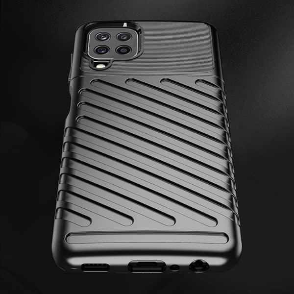 Thunder Case flexibelt pansarfodral för Samsung Galaxy A22 4G Bl