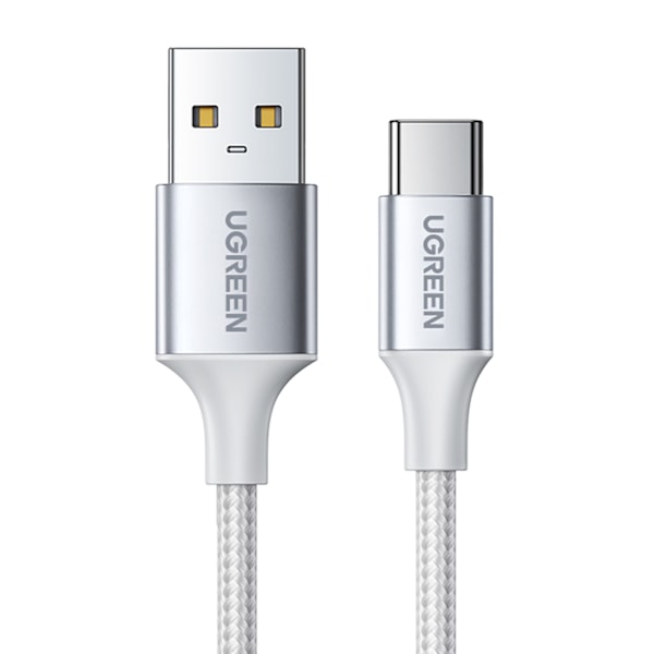 Ugreen US288 60409 USB-A till USB-C Kabel QC 3.0 3A 3m - Vit