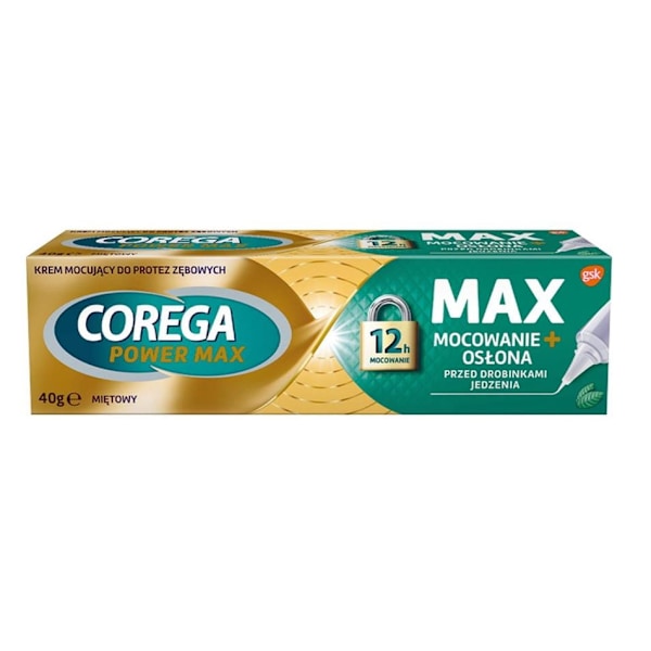 Corega Max Fast Protesfästkräm med mintsmak/ 40 g