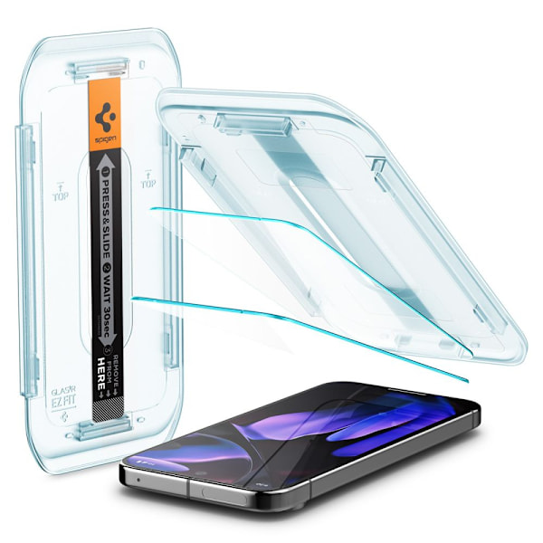 Spigen Glas.tR EZ Fit Härdat Glas med Installationsverktyg för G