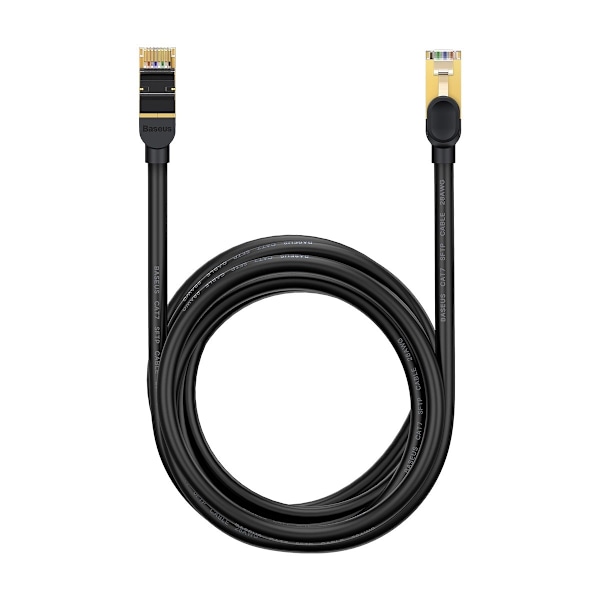 Baseus Speed Seven Snabb Nätverkskabel RJ45 10Gbps 5m Svart (WKJ