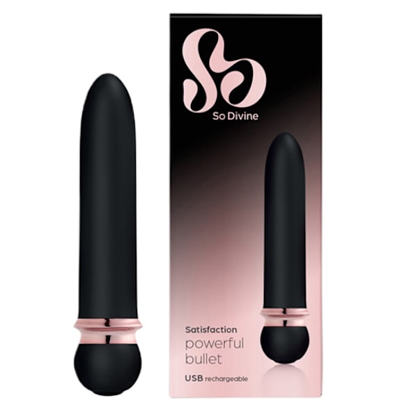 So Divine Tillfredsställelse Uppladdningsbar Bullet Vibrator Sva