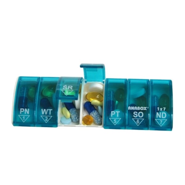 Anabox Veckovisa Fack 1x7/ 1 styck