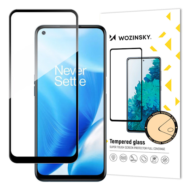 Wozinsky extremt hållbart härdat glas Full Glue med ram Case Fri