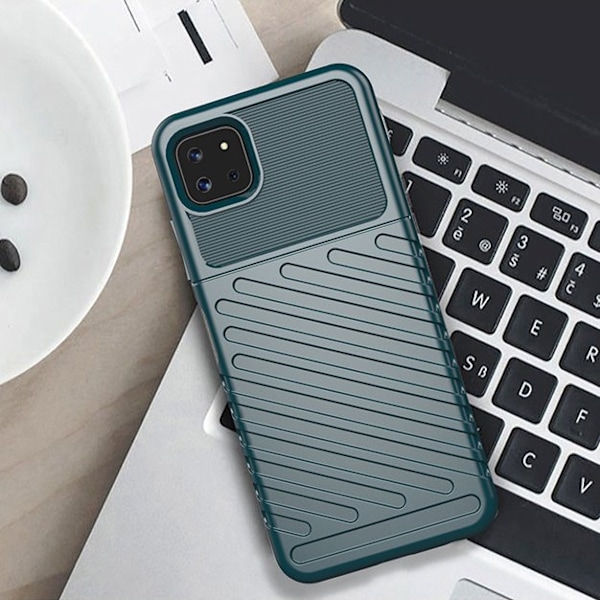 Samsung Galaxy A22 5G Robust Fodral - Svart Thunder Case