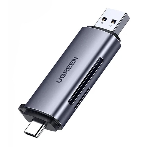 Ugreen CM185 50706 Minneskortläsare för SD/microSD till USB-A 3.