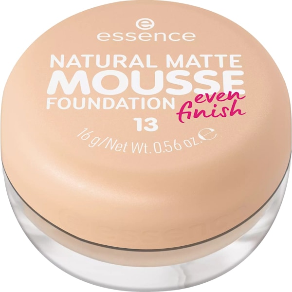 Essence Natural Matte Mousse - Mattapintainen Meikkivoide, 16 g