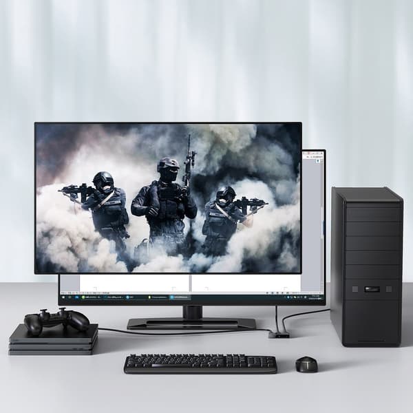 Baseus dubbelriktad HDMI-splitter/switch/ 2x HDMI 4K / 30 Hz/ gr