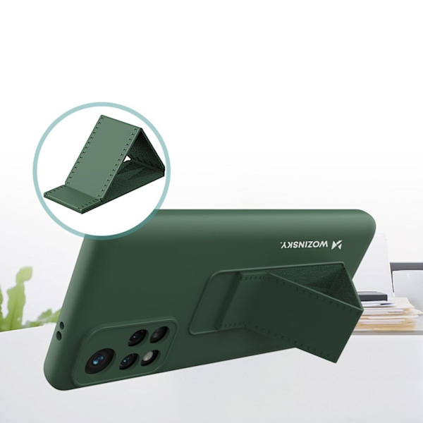 Wozinsky Ställfodral Silikon Skal med Stöd för Xiaomi Redmi 10 -