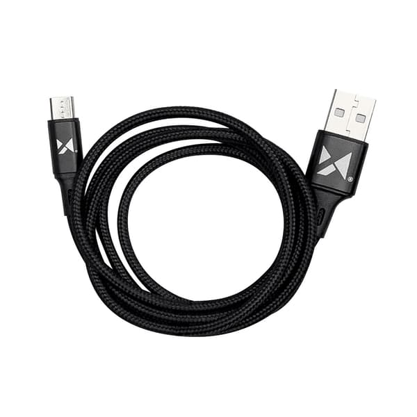 Wozinsky USB till microUSB-kabel 2/4A 1m svart (WUC-M1B)