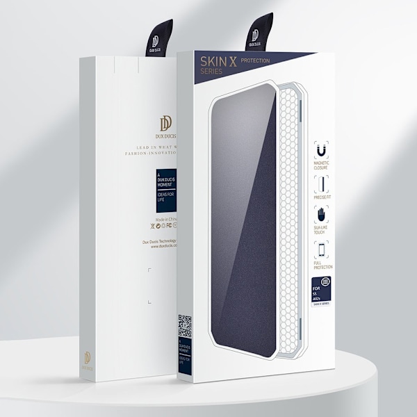 DUX DUCIS Skin X Plånboksfodral för Samsung Galaxy A02s EU - Ros