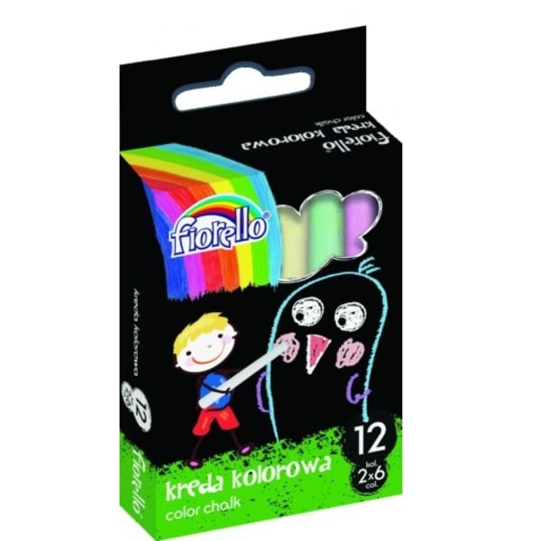 12-pack Färgrika Kritor