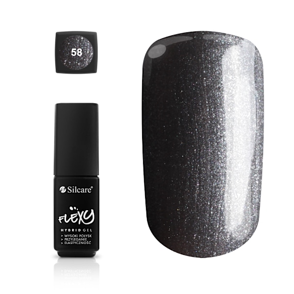 Silcare Flexy Hybrid Nagellack för naglar 58/ 4/5g