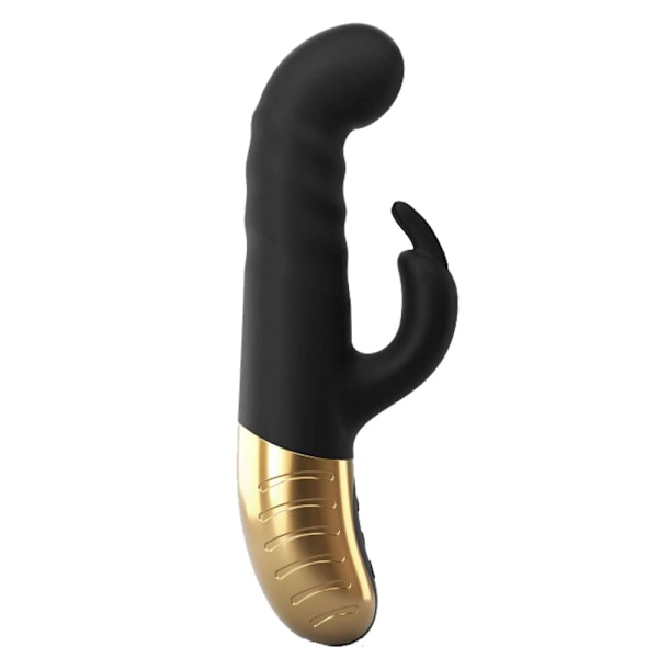 G-Stormer Kaninvibrator med 10 Vibrationsprogram Svart
