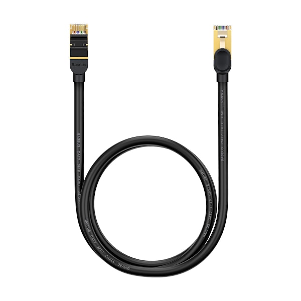 Baseus Speed Seven snabb nätverkskabel RJ45 10Gbps 1m svart (WKJ