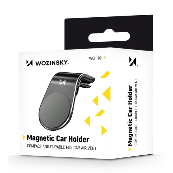 Wozinsky Magnetisk Mobilhållare för Ventilationsgaller - Svart (