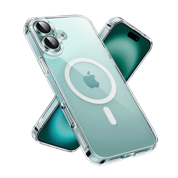 Ugreen Classy Clear Magnetisk Fodral för iPhone 16 Plus - transp