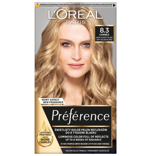 L'Oreal Paris Preference Hårfärg 8.3 Cannes