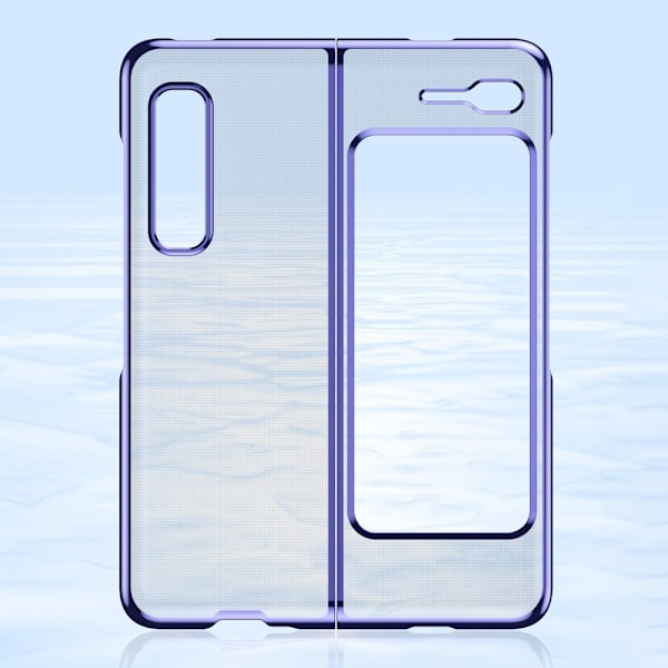 Samsung Galaxy Fold Blå Metallramfodral - Eleganta och Slitstark