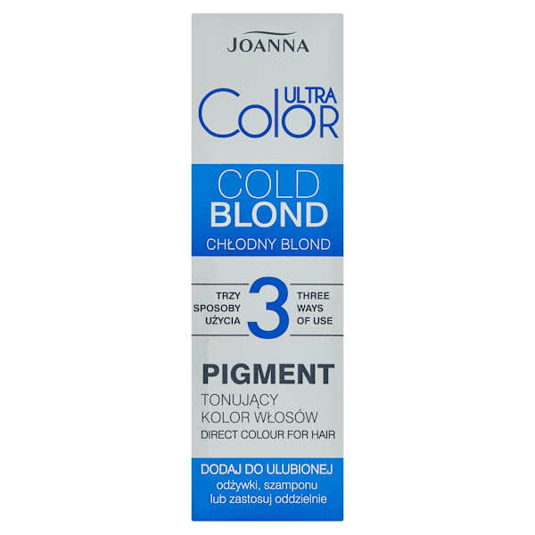 Joanna Ultra Färgpigment Toning Hårfärg Kall Blond/ 100ml