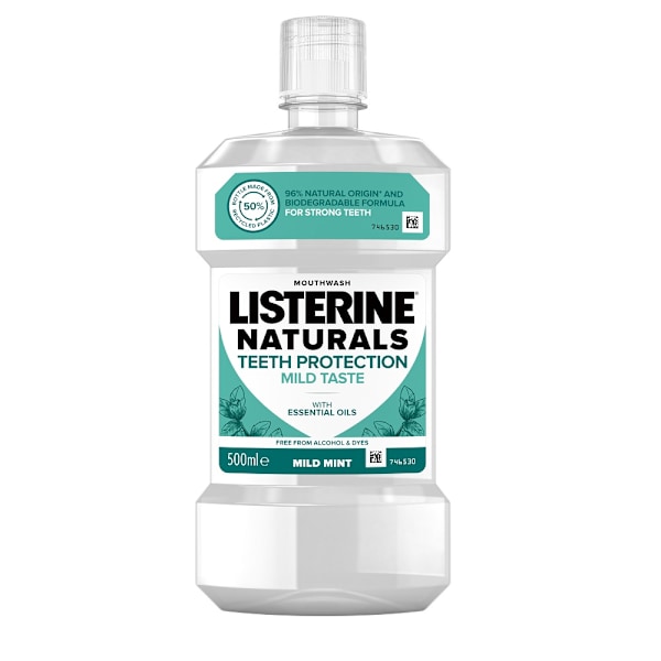 Naturlig Munvårdsskydd med Listerine-teknik/ 500 ml