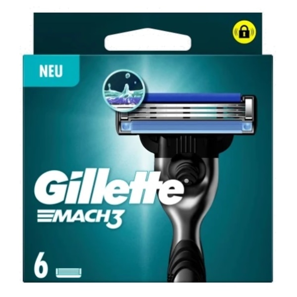 Gillette Mach3 Rakblad - 6-pack
