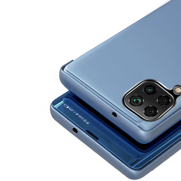 Samsung Galaxy A22 4G Svart Flipfodral med Clear View
