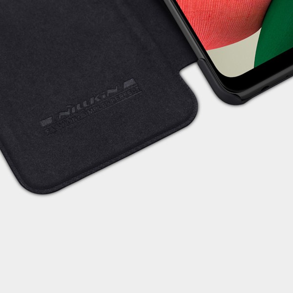 Nillkin Qin Läderfodral för Samsung Galaxy A22 4G Svart